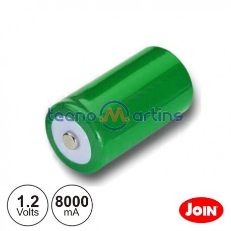 Bateria Ni-Mh D 1.2V 8000Ma