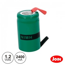 Bateria Ni-Mh Sc 1.2V 2400Ma c/ Patilhas Join