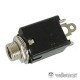 Ficha Jack 6.35mm Fêmea St p/ Chassis c/ Interruptor