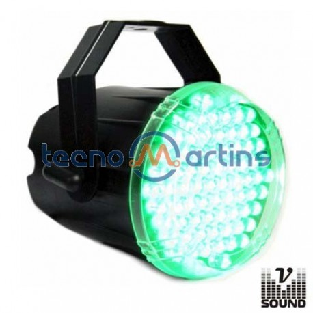 Estroboscópio c/ 74 Leds 10mm Verde Vsound