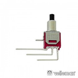 Interruptor Pulsador Subminiatura 90° Vertical Spdt Off-(On)