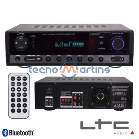 Amplificador Stereo Hifi 2X50W + 3X20W Usb/Fm/Bt/Sd Ltc