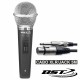 Microfone Dinâmico Unidireccional c/ Cabo 50Hz-14Khz Bst