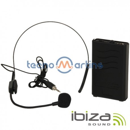 Microfone Headset S/ Fios 207.5Mhz Ibiza