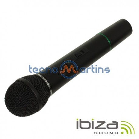 Microfone S/ Fios p/ Colunas Port 207.5Mhz Ibiza