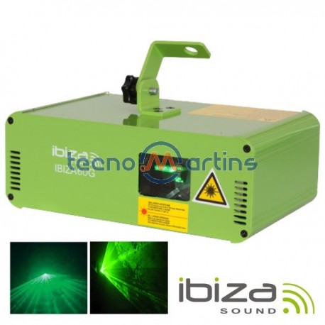 Laser 60Mw Verde Dmx Mic Ibiza