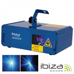 Laser 80Mw Azul Dmx Mic Ibiza