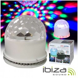 Projector Luz c/ 81 Leds 15W 2-Em-1 Branco Ibiza
