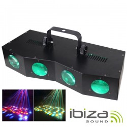Projector Luz c/ 228 Leds 30W Rgbaw Ibiza