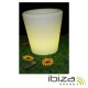 Pote Iluminado 9 Leds Ø27X29cm Comando 7 Cores Ip54 Ibiza