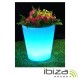 Pote Iluminado 18 Leds Ø38X35cm Comando 7 Cores Ip54 Ibiza