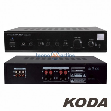 Amplificador Stereo Hifi 2X180W 3 Entradas Preto Koda