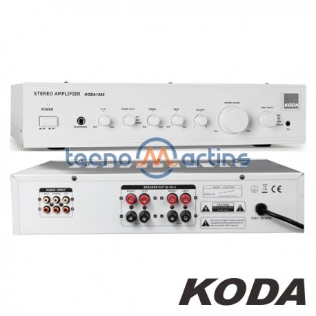 Amplificador Stereo Hifi 2X180W 3 Entradas Branco Koda
