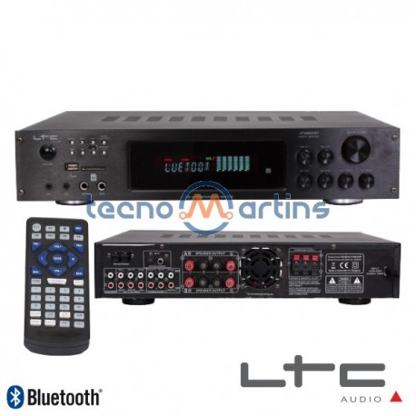 Amplificador Stereo Hifi 4X75W + 3X20W Usb/Fm/Bt/Sd/Rec Ltc