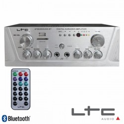 Amplificador Stereo Hifi Usb/Bt/Sd Mp3 2X50W Prata Ltc