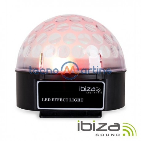 Projector Luz c/ 4 Leds 3W Rgba c/ Comando Mic Ibiza