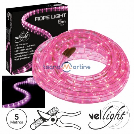 Mangueira Luminosa Rosa 5M Vellight