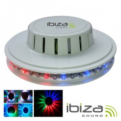 Projector Luz c/ 48 Leds Rgb Ufo Mic 10W Branco Ibiza