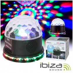 Projector Luz c/ 81 Leds 15W 2-Em-1 Preto Ibiza