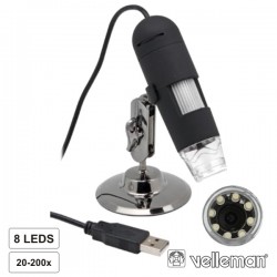 Microscópio Digital 1.3Mp c/ Ampliação 20-200X
