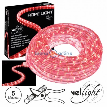 Mangueira Luminosa Vermelha 5M Vellight