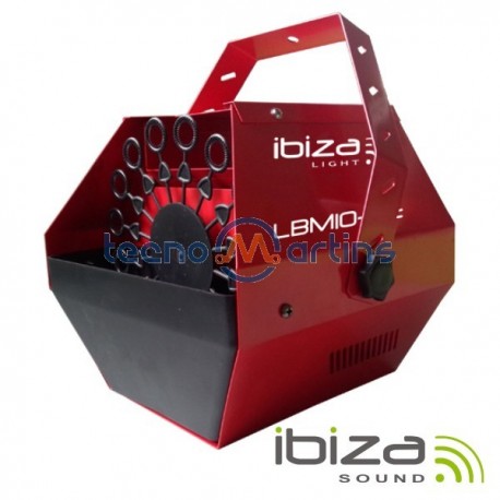 Máquina de Bolhas 25W Vermelha Ibiza