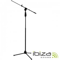 Suporte p/ Microfone Universal Preto Ibiza