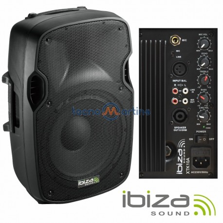 Coluna Bi-Amplificada 10" 300Wmáx Abs Ibiza