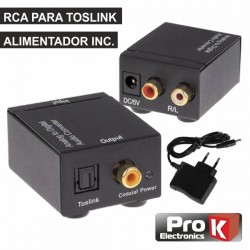 Conversor Audio Rca -» Toslink Prok