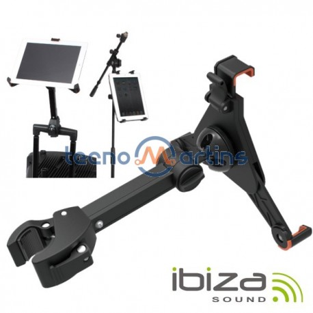 Suporte p/ Tablets E Ipad 26-64mm 360º Ibiza