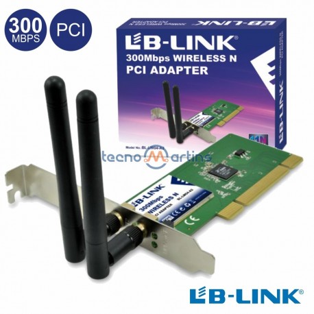 Placa Pci Wifi 802.11B/G/N 300Mbps Lb-Link
