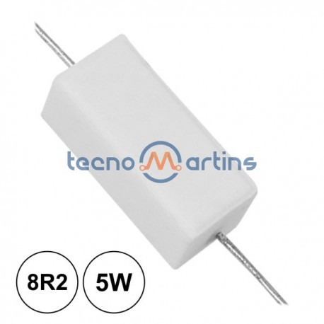 Resistência Bobinada 8R2 5W