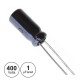 Condensador Electrolitico 1Uf 400V 105º