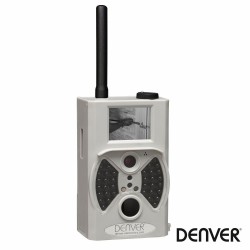 Câmara 5MP IP54 com Sensor PIR GSM Visor 2" SD até 32GB - Denver