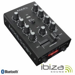 Mesa de Mistura 2 Canais Rec com Bluetooth - Ibiza