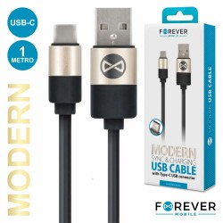 Cabo USB-A 2.0 Macho / USB-C 1mt - Forever
