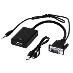 Conversor VGA + Jack Audio -» HDMI