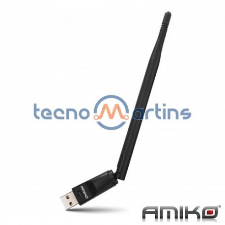 Antena Wifi Usb Wireless 5db 150mb - AMIKO