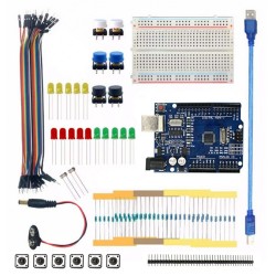 Kit básico de desenvolvimento de iniciação electrónica + Arduino UNO