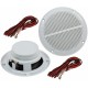 Altifalantes de Tecto - (À Prova de Água) - 5" 80W 8ohm - Branco