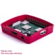 Caixa Branca e Vermelha P/ Raspberry Pi A+ / Pi 3 A+ - Oficial Raspberry PI