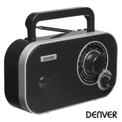 Rádio FM/AM/AUX Portátil Preto - Denver