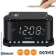 Relógio Despertador FM QI/USB - Denver