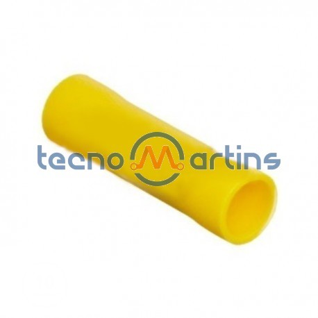 Ligador Isolado Fêmea Redondo 4-6mm² Amarelo
