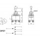 Interruptor de Alavanca 3 Posições Estáveis - ON-OFF-ON - 250VAC 10A (