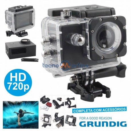 Camara Ação HD 720p C/ Gravação Video - Grundig