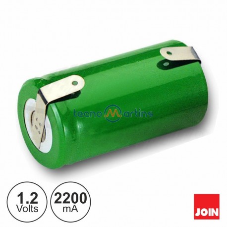 Bateria 1.2v-2200ma Ni-Mh SC C/ Patilhas - Join