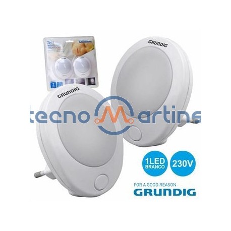 Luz De Presença 1 LED Branco 0.6W 230V - Grundig