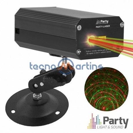 Laser 120mW Vermelho/Verde Mic - PARTY