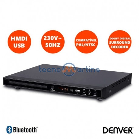 DVD LEITOR DENVER FULL HD HDMI/USB 1080p